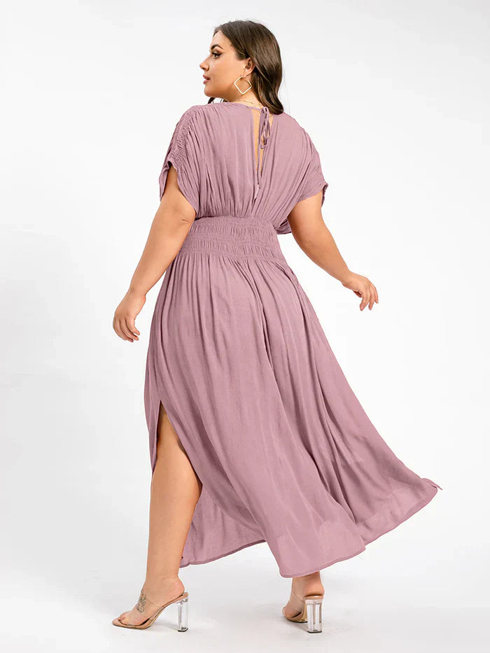 Ivyshape | Women's Chiffon Long Dress Side Slit