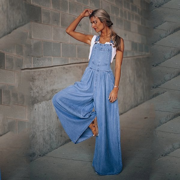 Ivyshape | Women Denim Overall