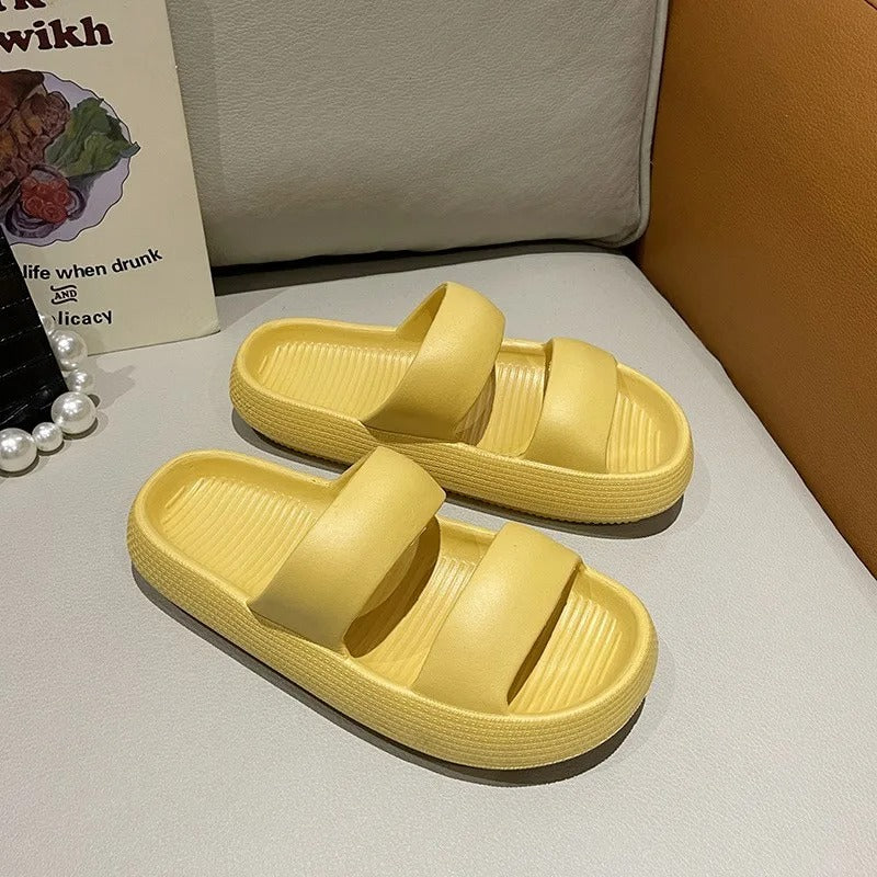 Cozy Anti-Slip Platform Slides for Women