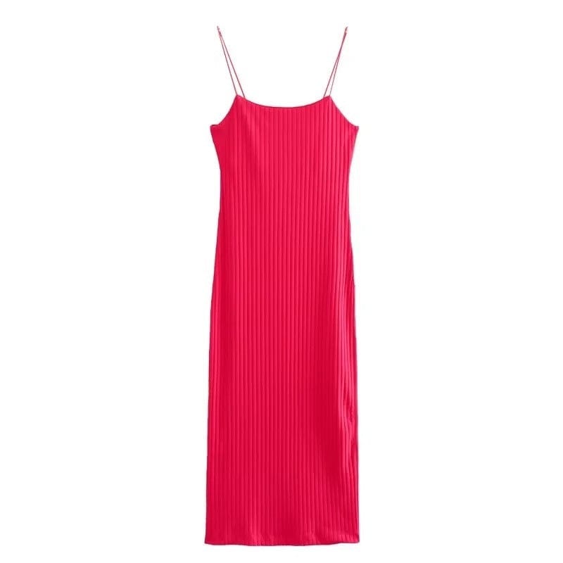 Summer Elegant Sleeveless Bodycon Midi Dress | Ideal for Summer