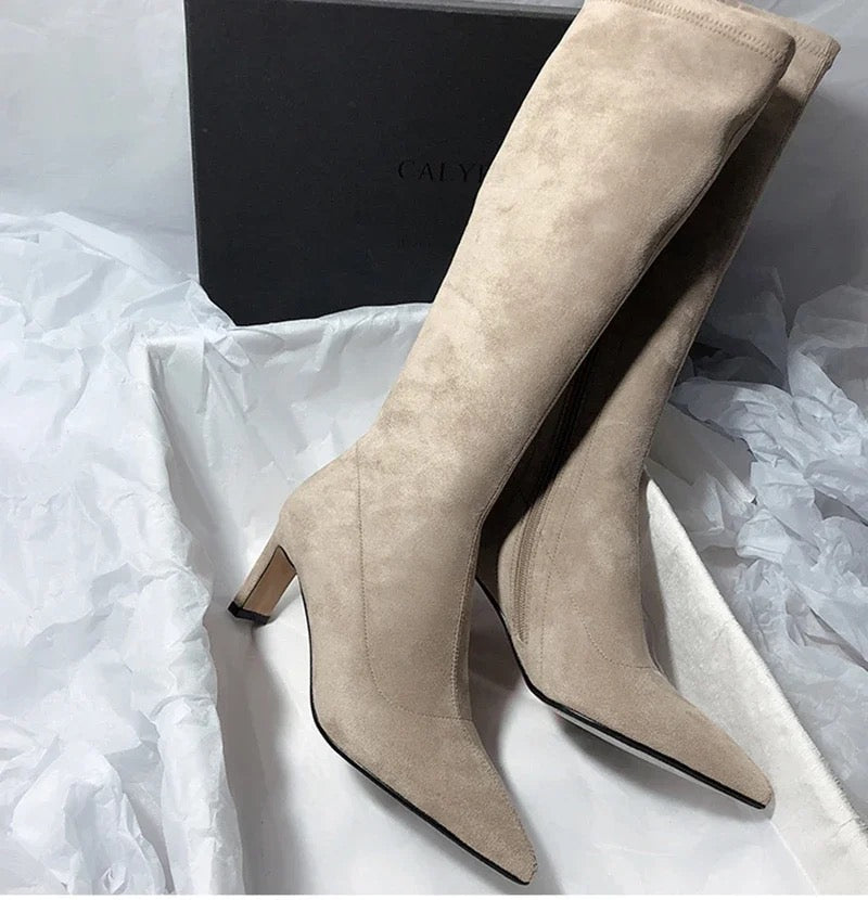 Ivyshape | Over Knee Premium Suede Boots