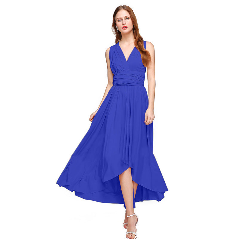 Ladies Elegant High-Low Maxi Dress Ivyshape