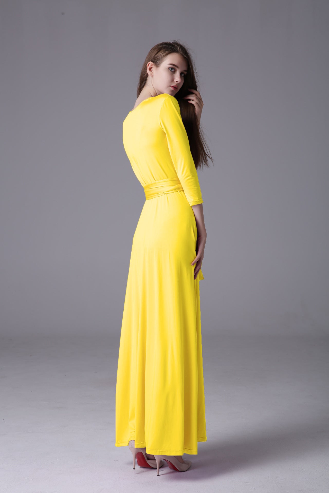 Elegant Wrap Maxi Dress for Women Ivyshape