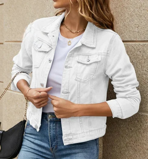 IvyShape | Casual Denim Jacket for Women