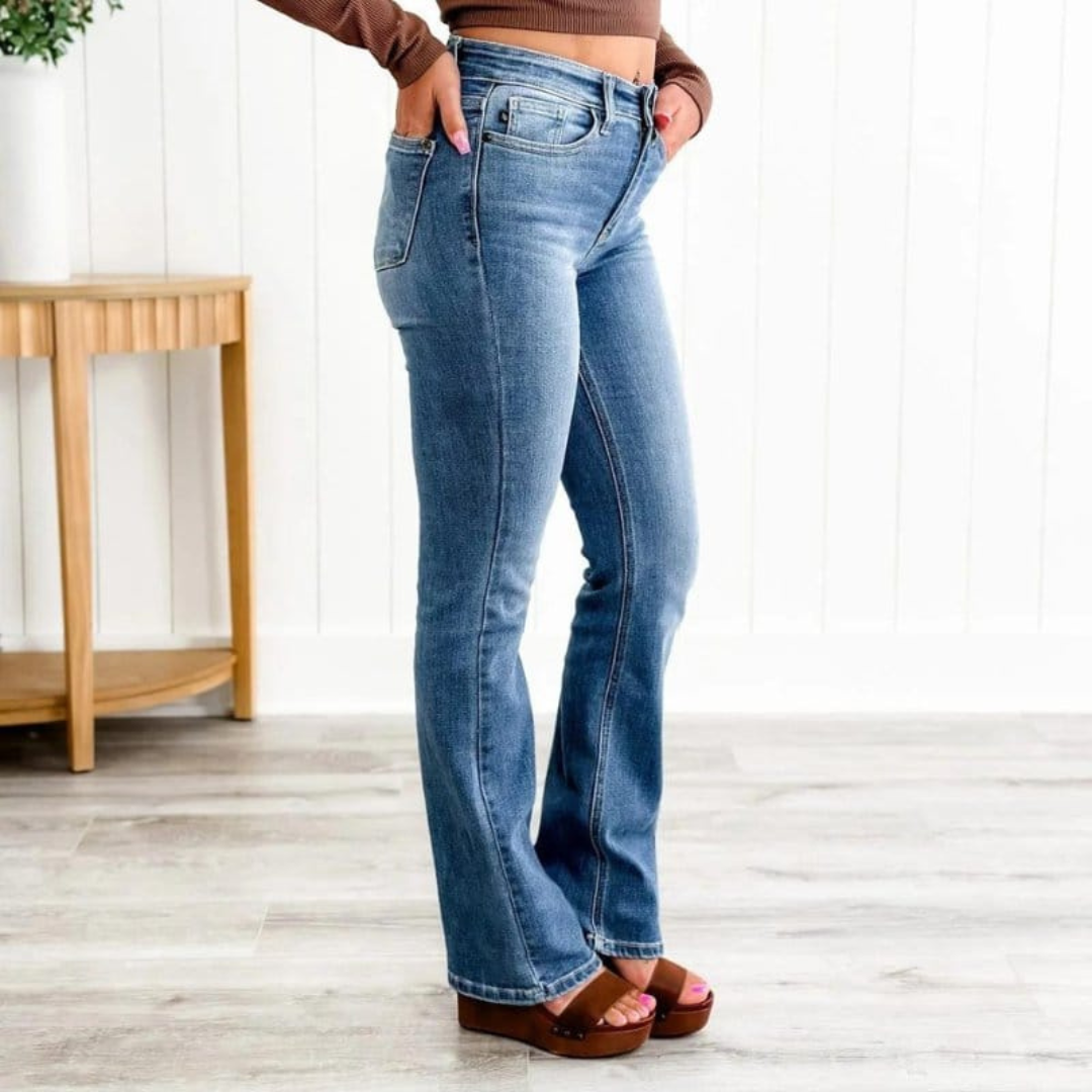 Figure correcting jeans for women