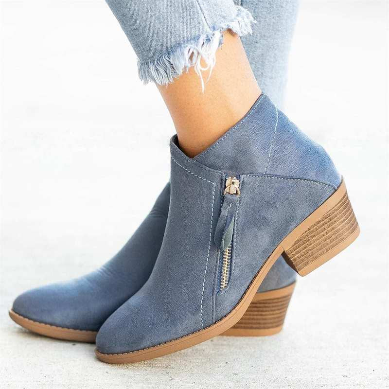 Ivyshape | Fashionable Women's Ankle Boots Comfortable & Elegant