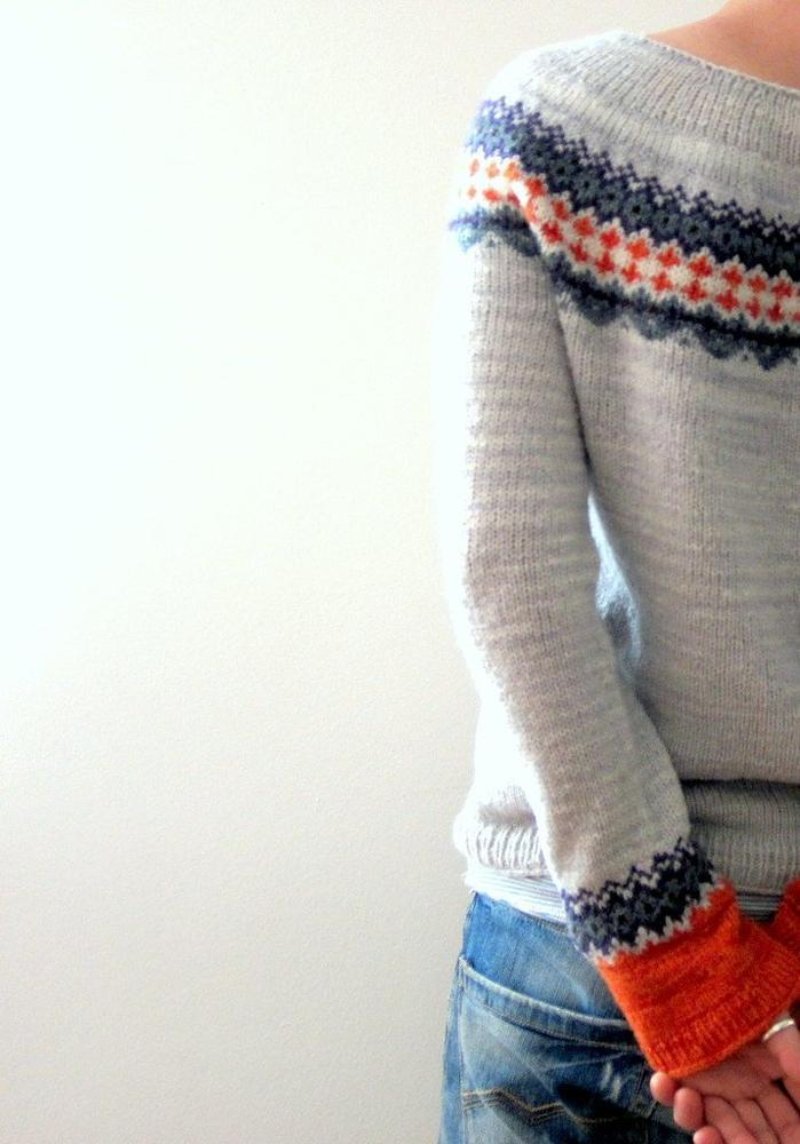 Ivyshape | Cozy Nordic Knitted Sweater