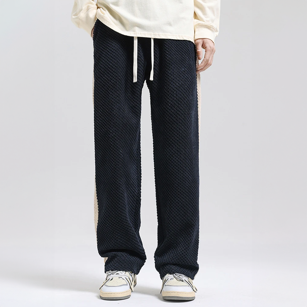 Ivyshape | Straight-Cut Corduroy Joggers