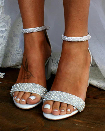 Ivyshape | Elegant Wedding Sandals
