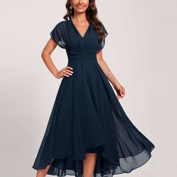 Ivyshape | Women's Flowy Dress Blue