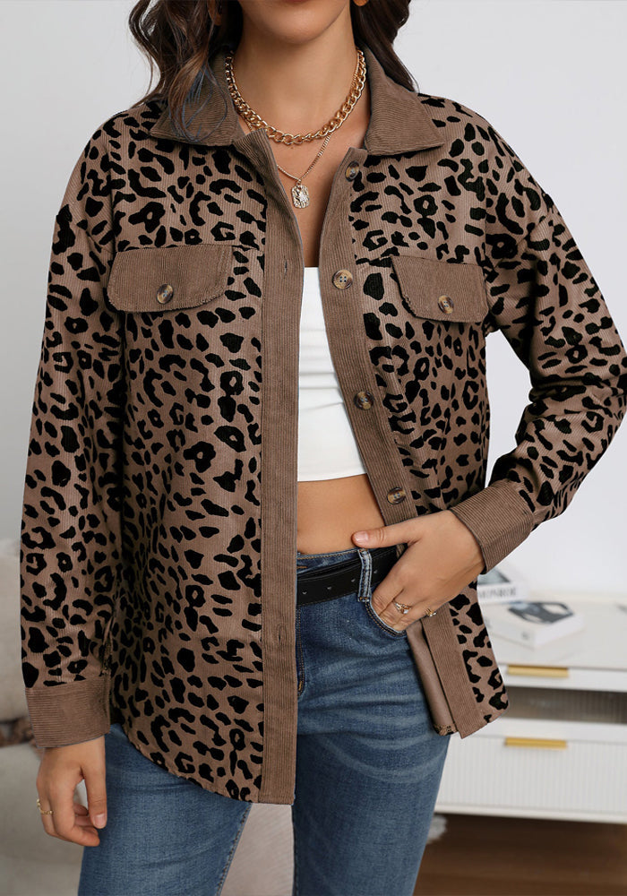 Ivyshape | Leopard Vest