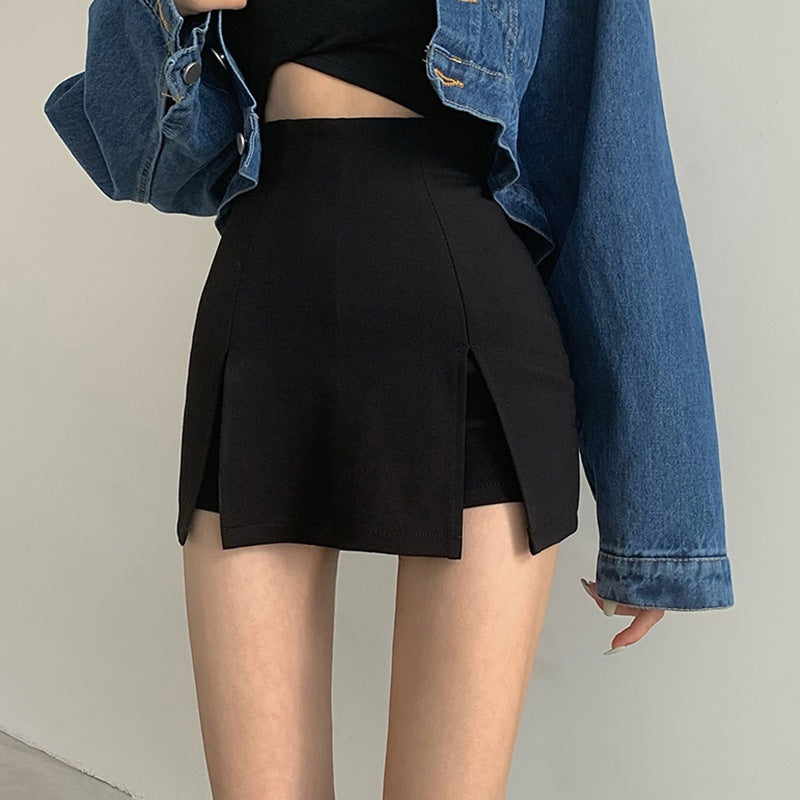 Ivyshape | Mini Skirt with High Waist