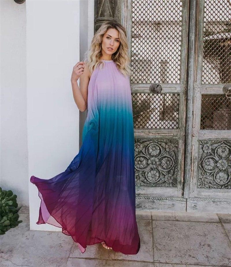 Sleeveless Bohemia 2018 Maxi Dress