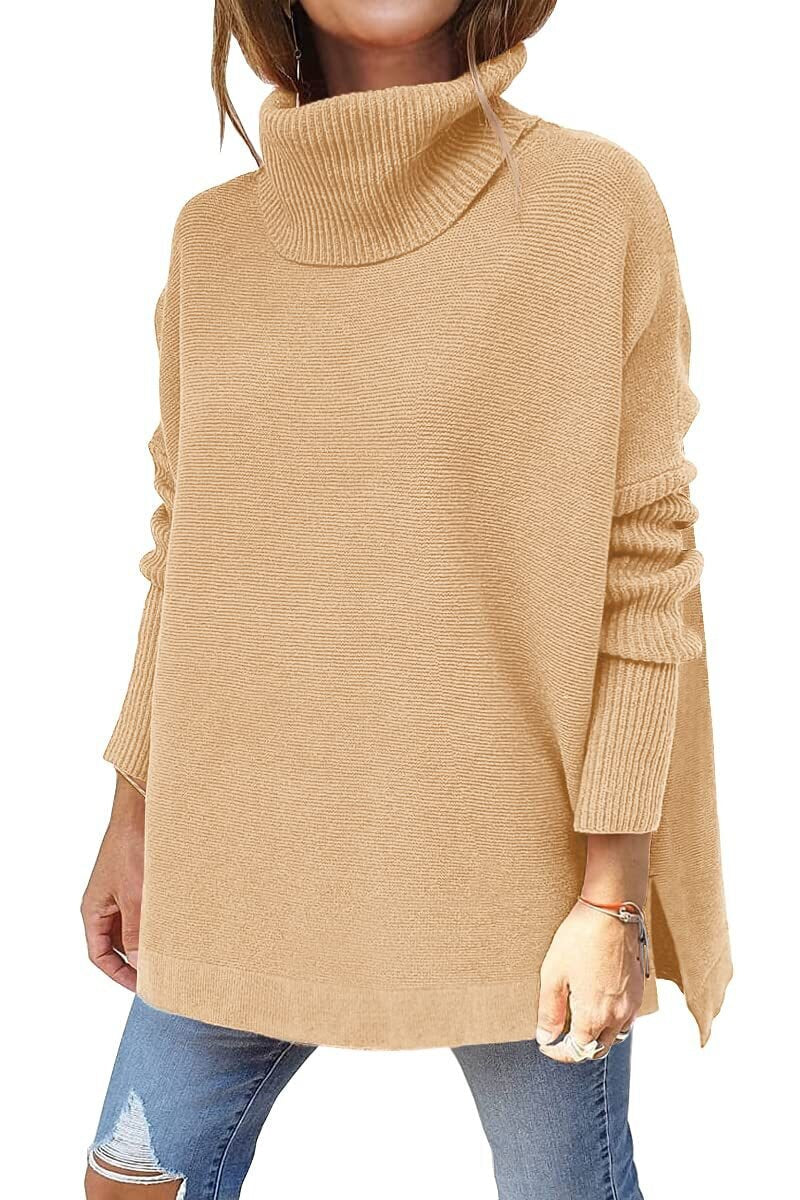 Ivyshape | Women's Winter Turtleneck Sweater Long