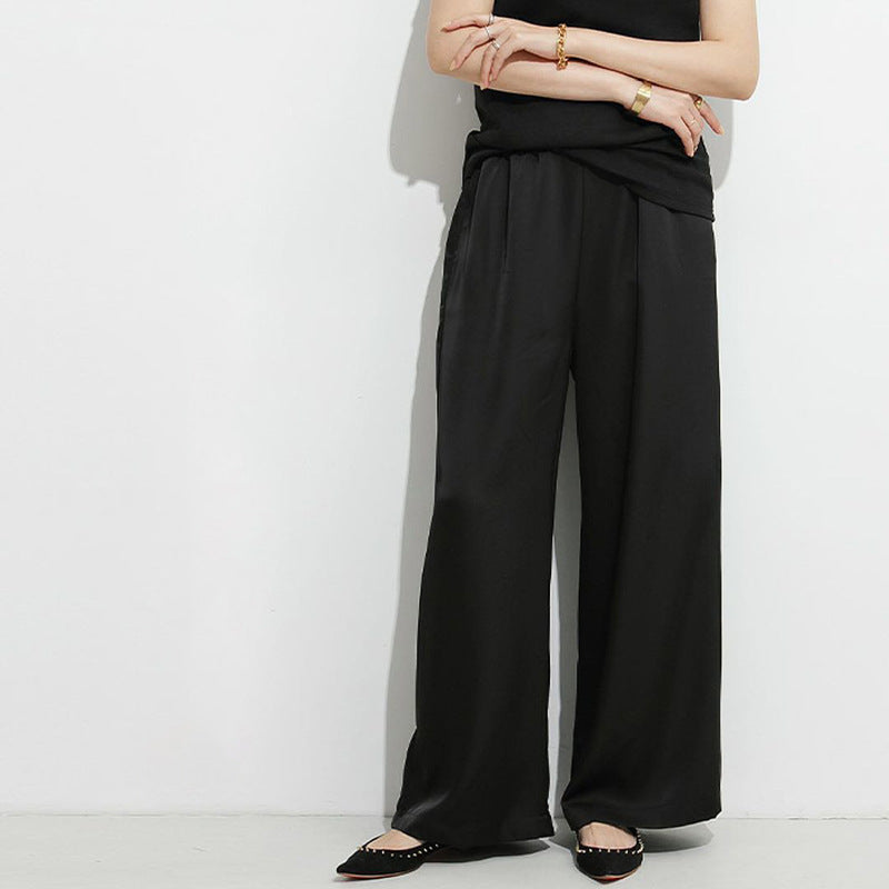 Ivyshape | Japanese and Korean Style Draped Casual Pants