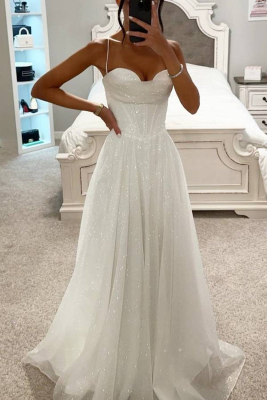 Ivyshape | Glitter Ball gown with lacing