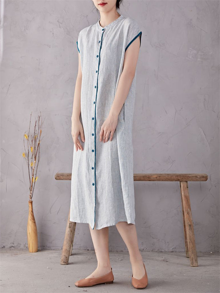 Casual Slimming Age-reducing Long Shirt Dresses