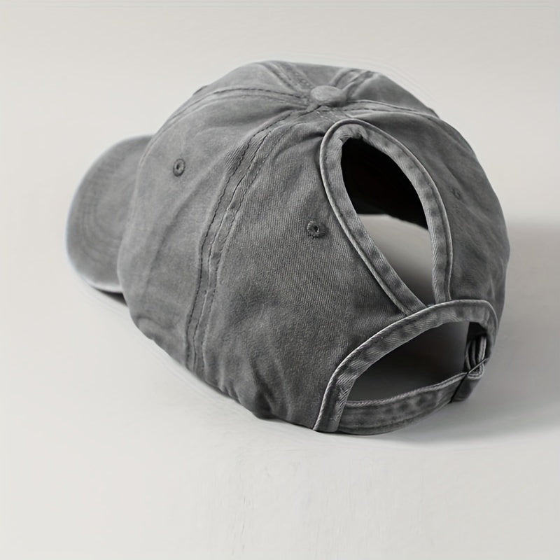 Ivyshape | Ponytail Baseball Cap With Breathable Comfort and UV Protection