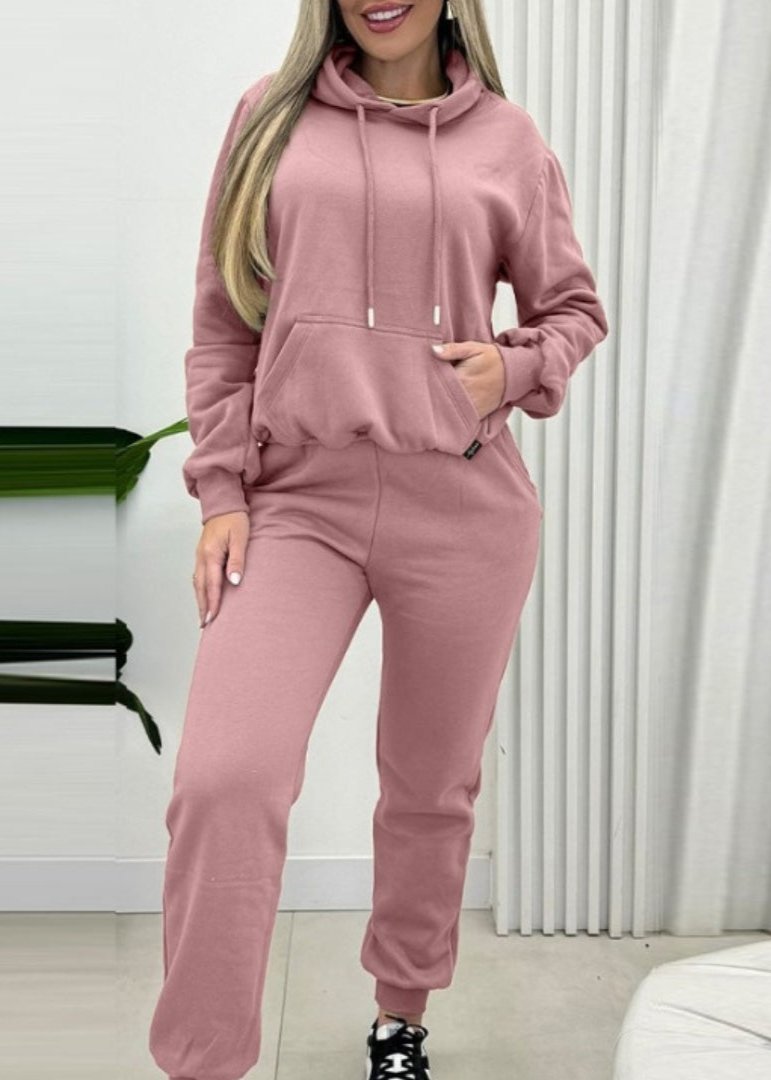 Ivyshape | Sweatshirt And Jogger Set