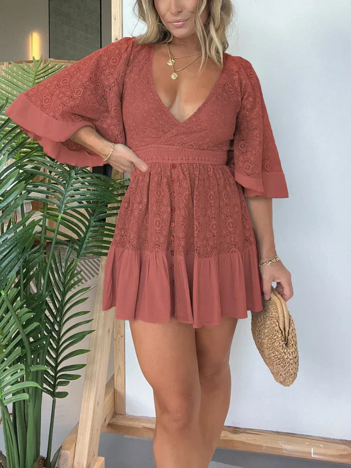 Short Dress - Casual - Lightweight - Ideal for Summer