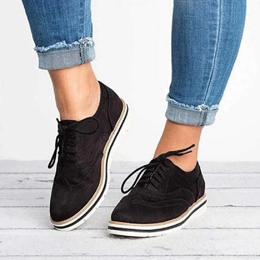 Ivyshape | Women's Casual Leather Shoes Stylish