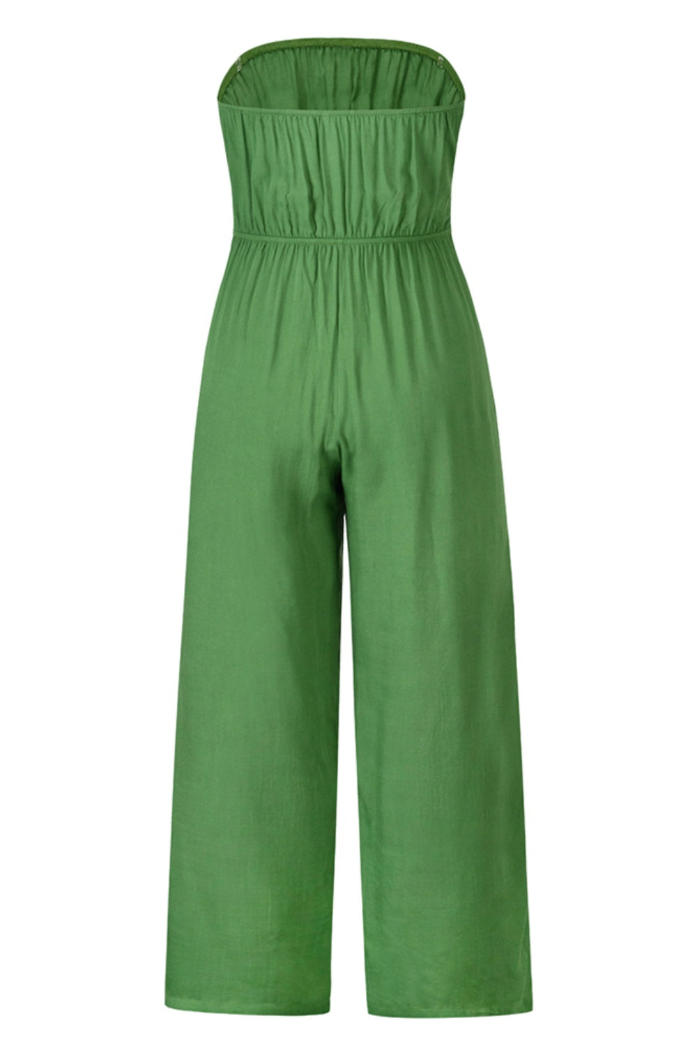 Ivyshape | Tied Cutout Tube Wide Leg Jumpsuit