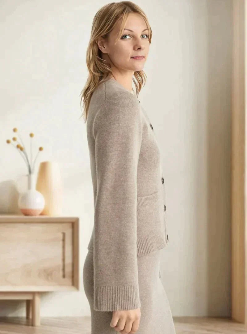 Ivyshape | Warm Cardigan Elegance for Women