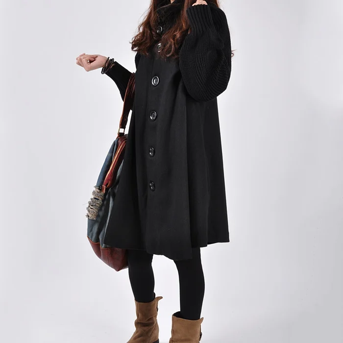 Ivyshape | Longer Coat In Plus Size