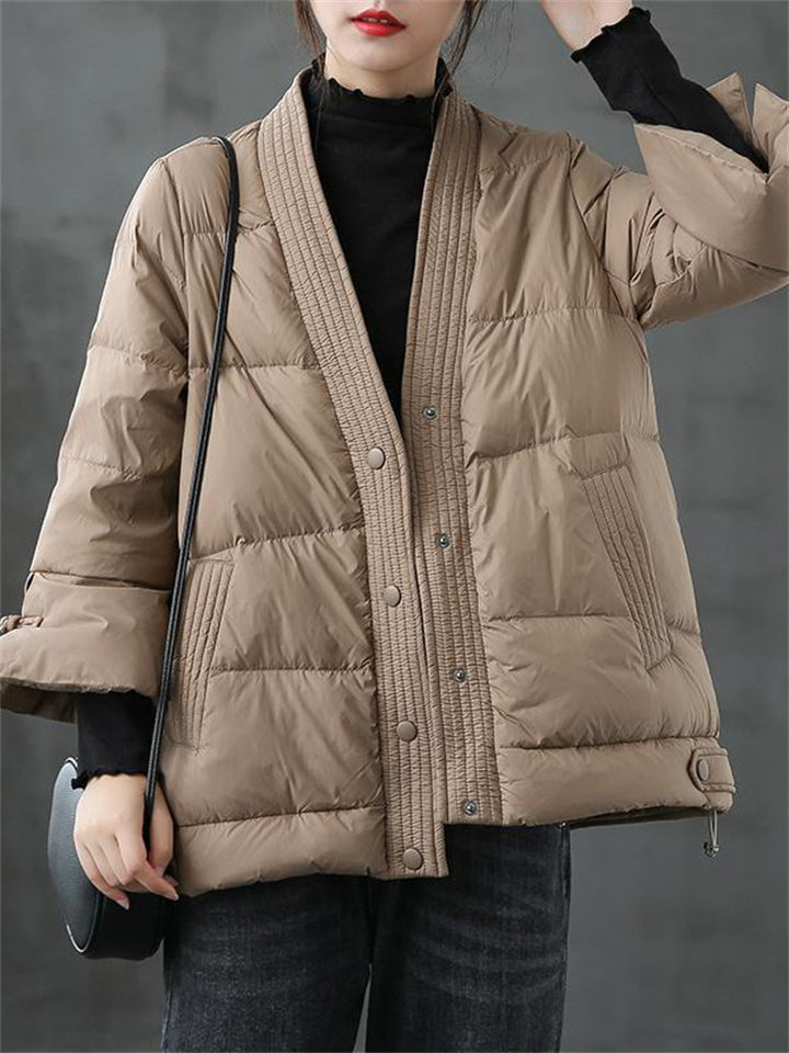 Super Warm White Duck Down Coats for Winter