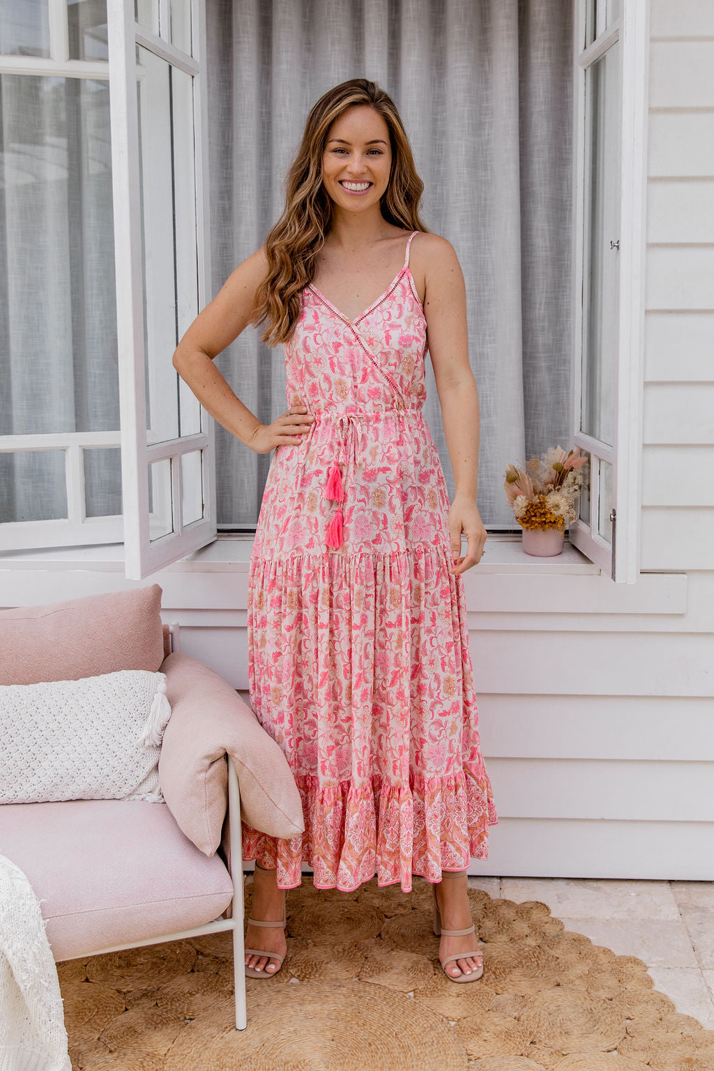 Kristy Dress - Pink Camellia