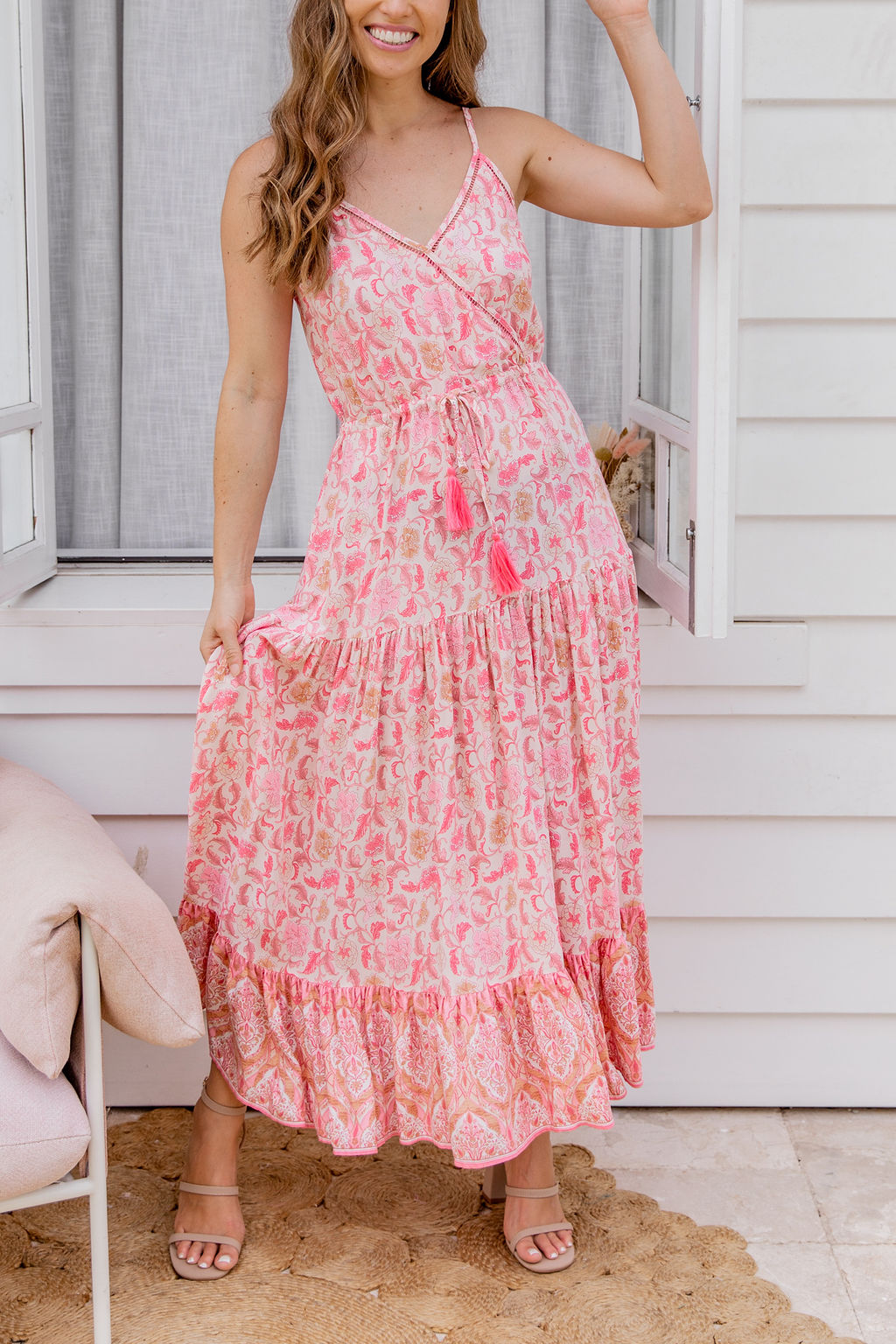 Kristy Dress - Pink Camellia