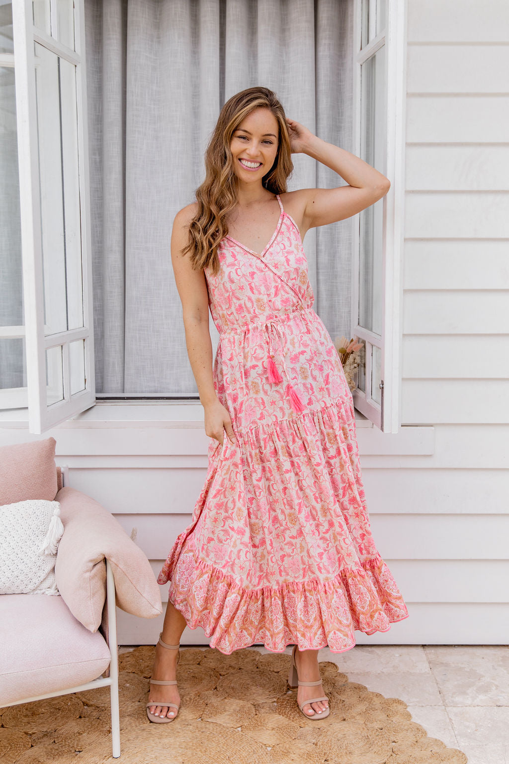 Kristy Dress - Pink Camellia