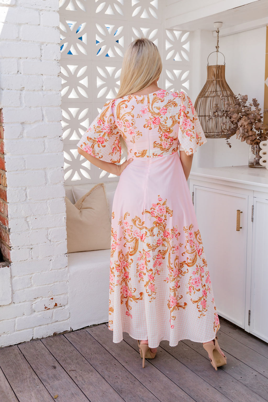 Marilyn Dress - Regal Pink