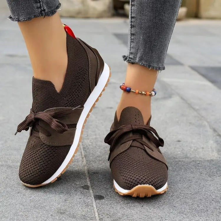 Lightweight Breathable Slip-On Sneakers for Women