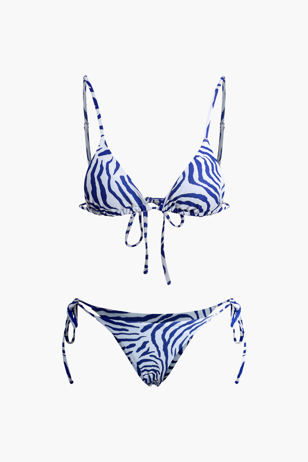 Ivyshape | Print Tied Bikini Set