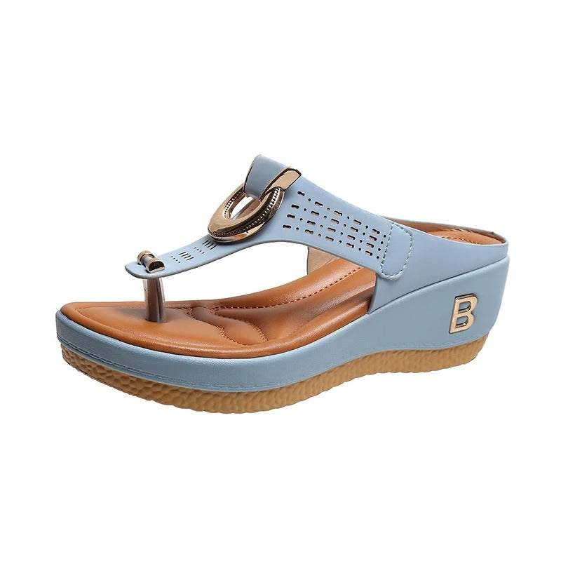 Bold Candy Color Square Toe Sandals for Women