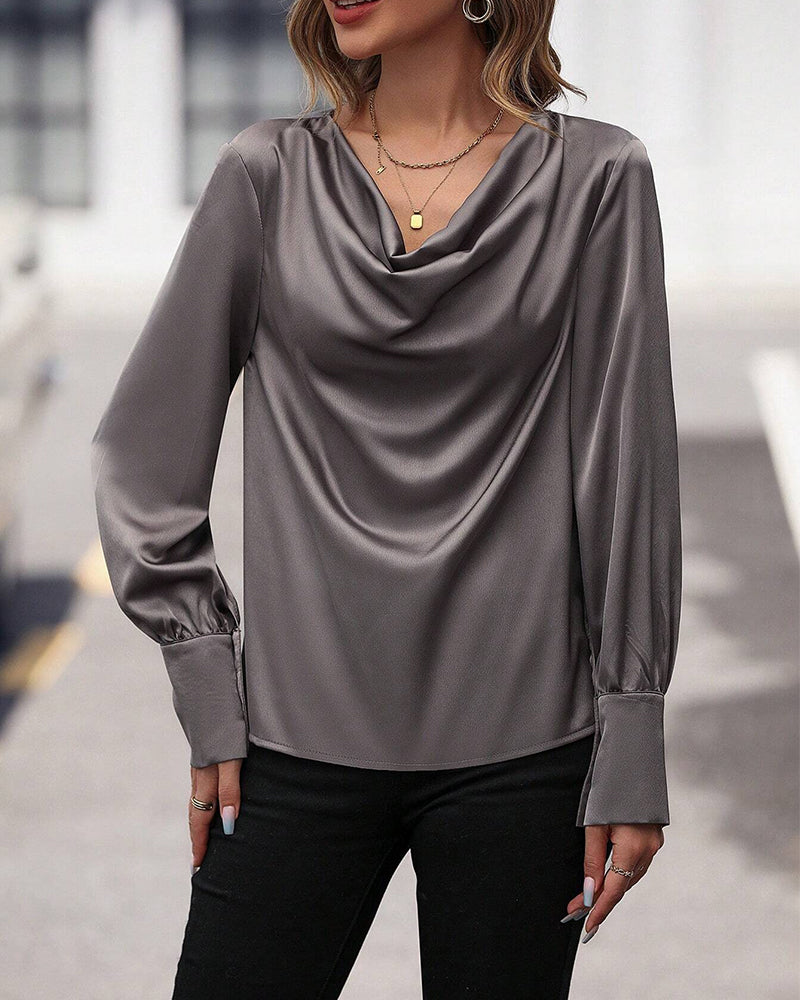 Ivyshape | Solid Blouse