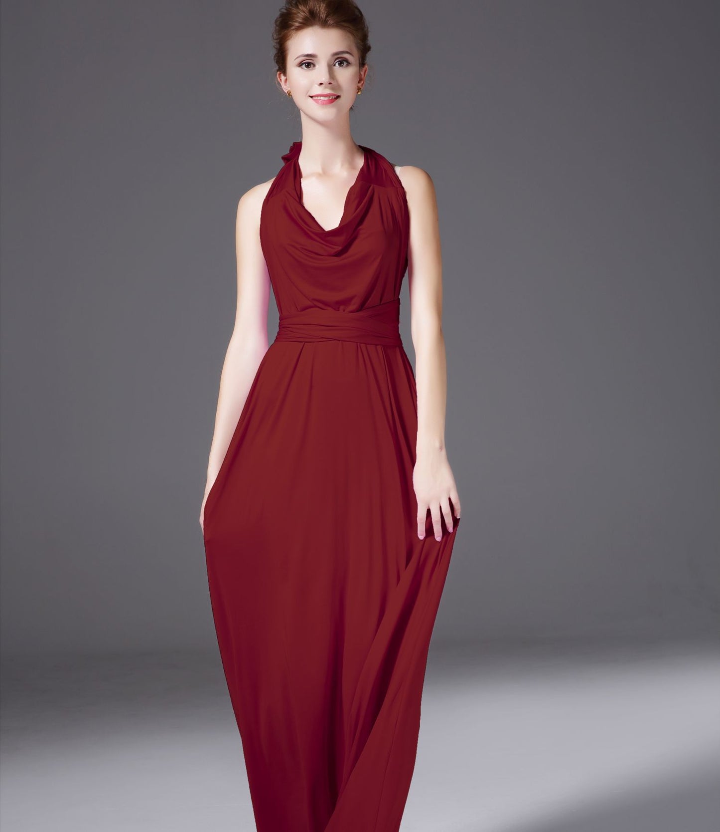 Elegant Wrap Maxi Dress for Women Ivyshape
