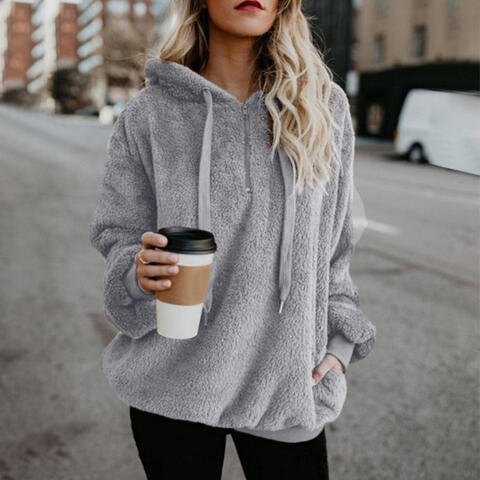 Ivyshape | Warm and Fluffy Hoodie