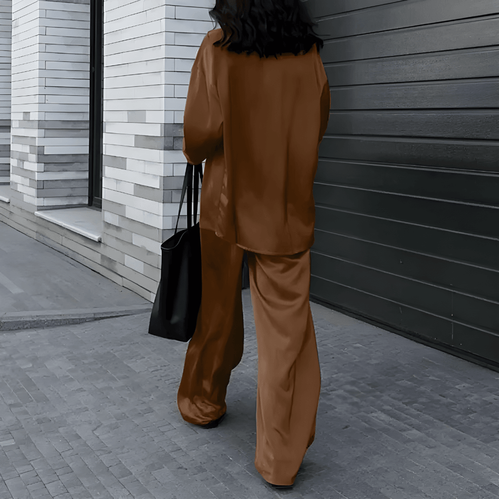 Ivyshape | Oversized, Two-Piece Office Suit