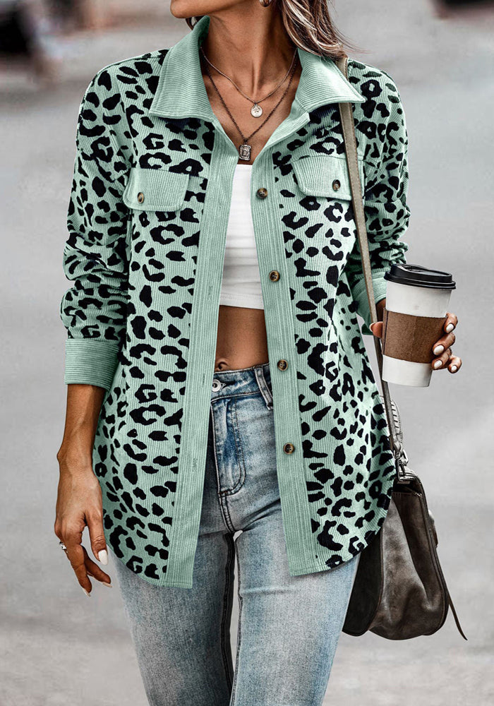 Ivyshape | Leopard Vest