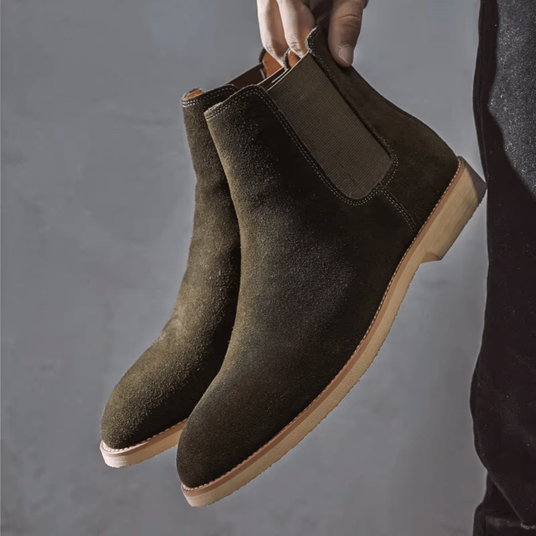 Ivyshape | Suede Chelsea Boots