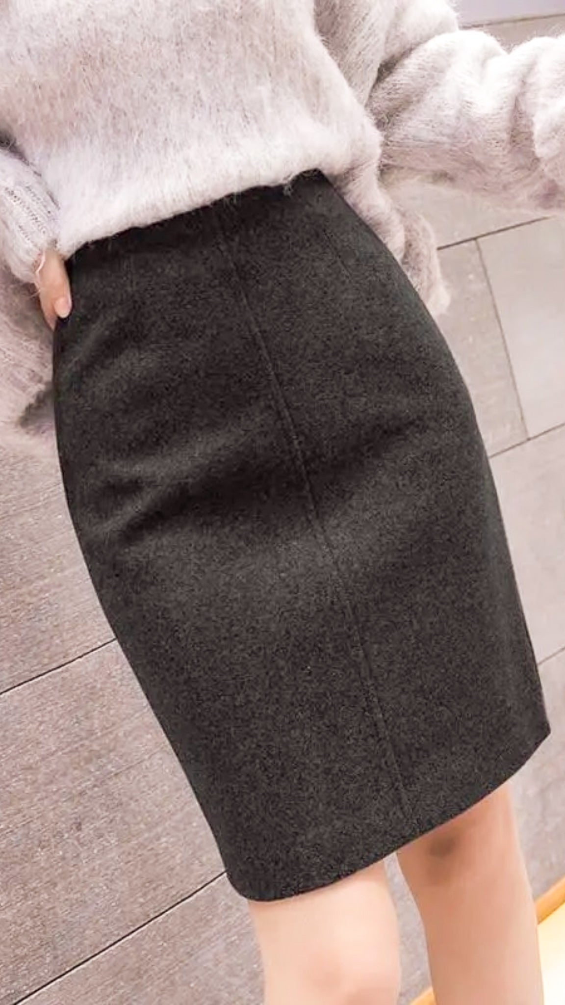 High Waist Pencil Skirt