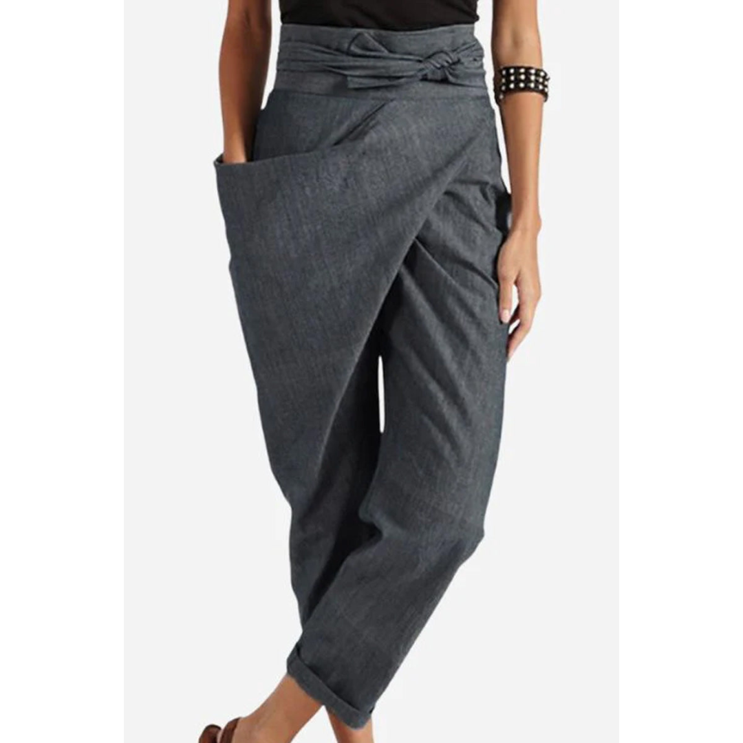 Ivyshape | Women's High Waist Pants Wrap