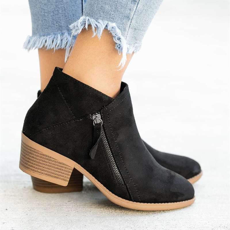 Ivyshape | Fashionable Women's Ankle Boots Comfortable & Elegant