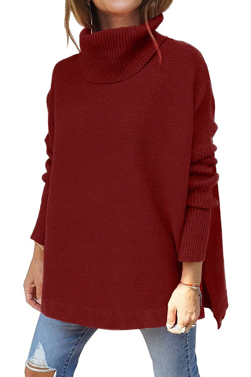 Ivyshape | Women's Winter Turtleneck Sweater Long