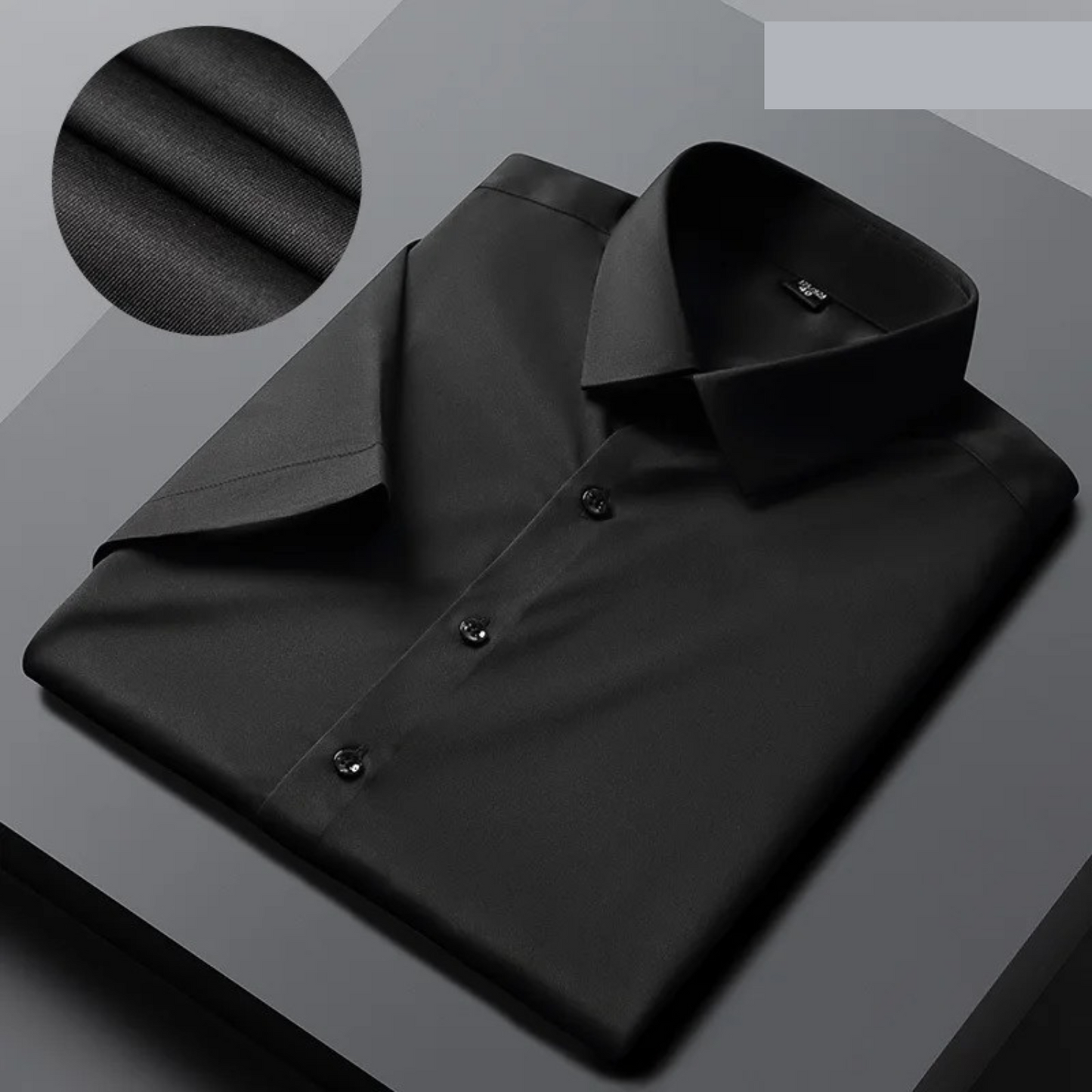 IvyShape Business Style wrinkle-free short sleeve shirt