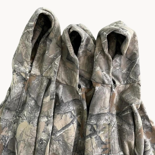 Ivyshape | Camo Hoodie Plus Size Comfort and Stylish Camo Look