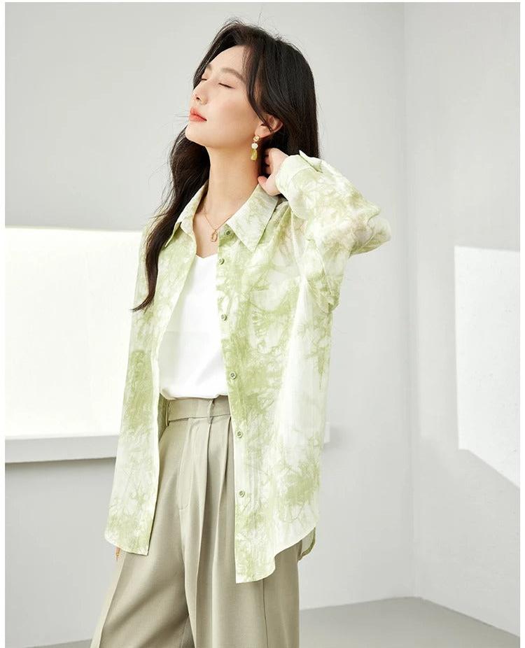 Stylish Gradient Loose Shirt for Women