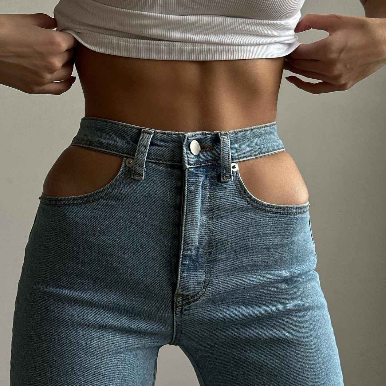 Sultry High Waisted Jeans